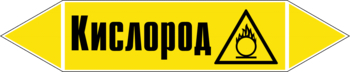 Маркировка трубопровода "кислород" (пленка, 358х74 мм) - Маркировка трубопроводов - Маркировки трубопроводов "ГАЗ" - Магазин охраны труда ohranatruda-shop.ru